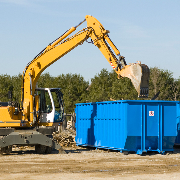 what happens if the residential dumpster is damaged or stolen during rental in Johnson City